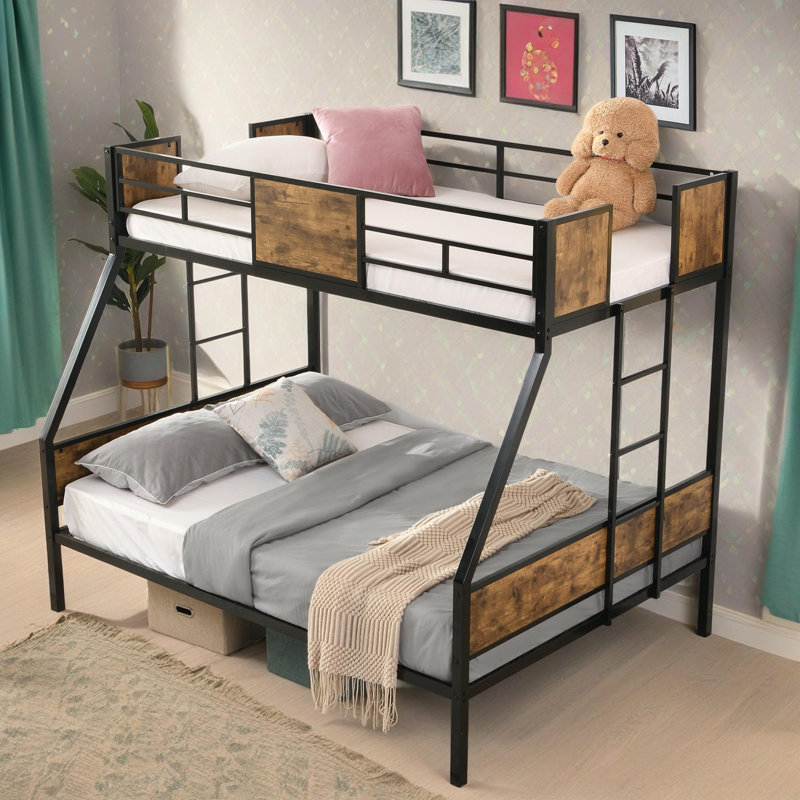 Twin-over-full Metal Bunk Bed