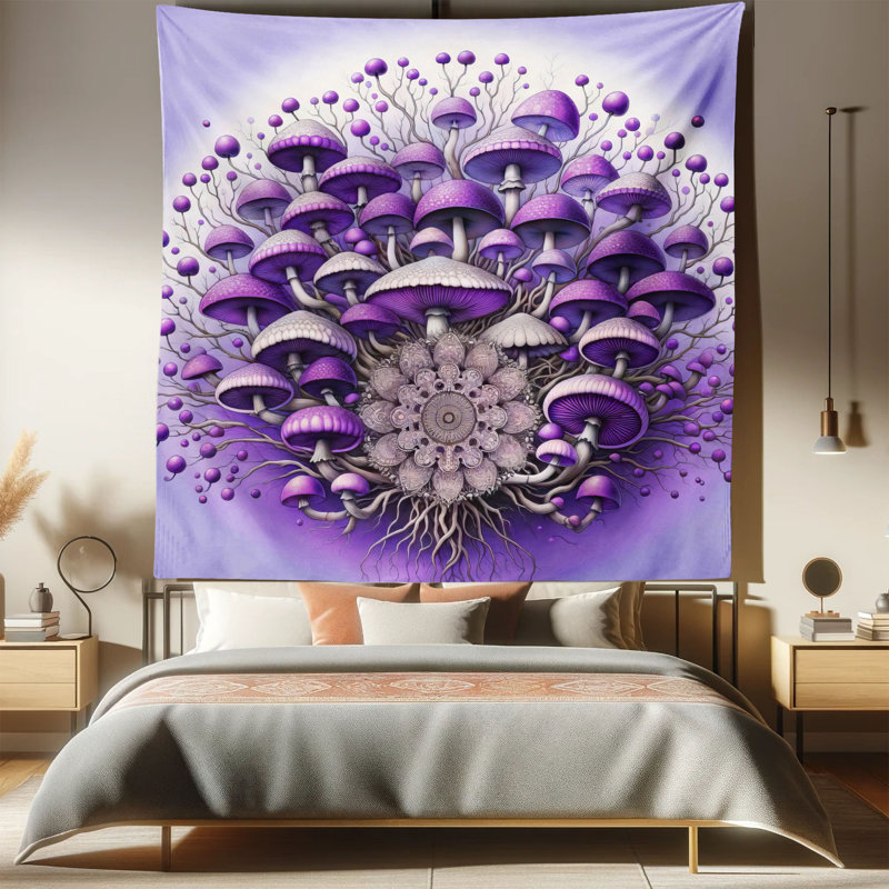Tapisserie en microfibre, H 88 po x l 88 po