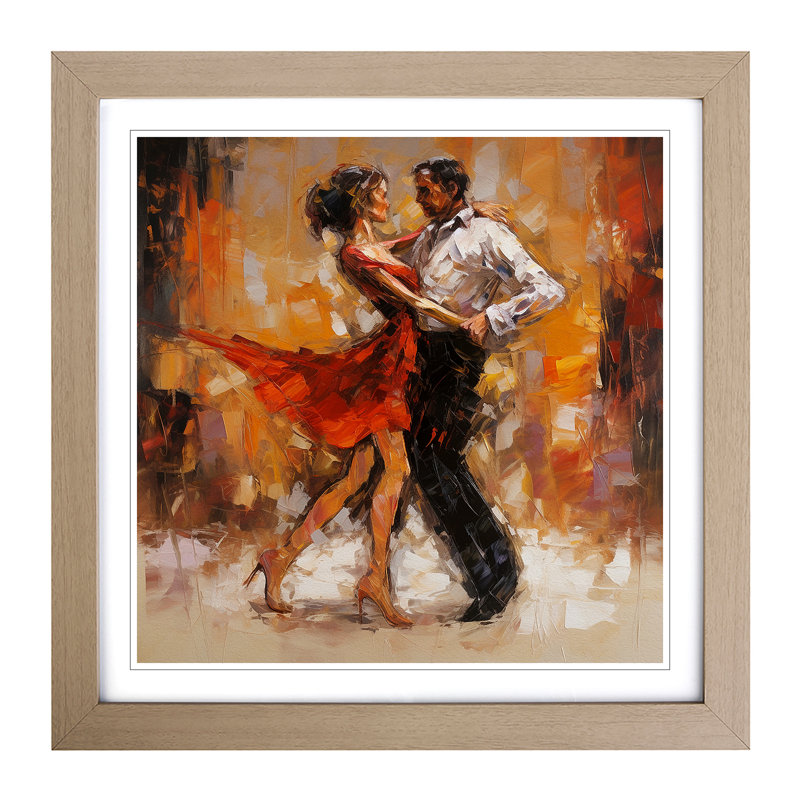 Single Picture Frame Print on Wood, Oak
