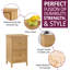 Stockholm 48cm Wide 2 -Drawer File Cabinet