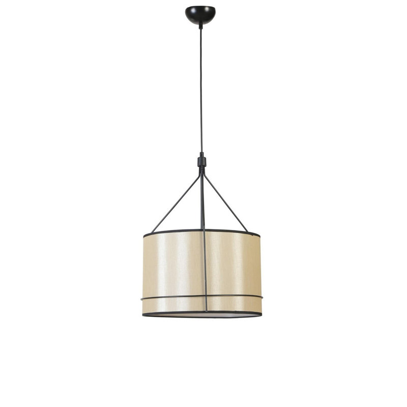 Chandle Chandelier, Black/Beige