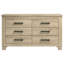 Commode de chambre à 6 tiroirs