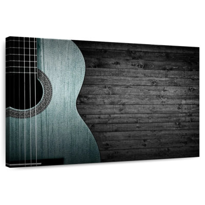 Abarca Vignette, guitare bleue