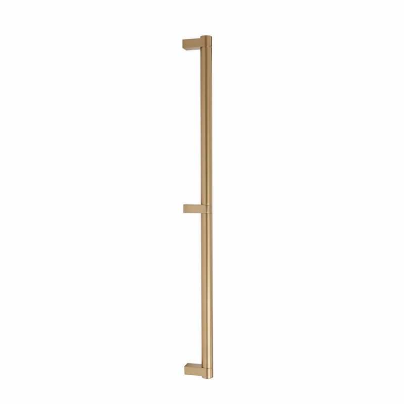 Emtek Select Appliance Pull 24" cc/ Rectangular Stem & Smooth Pull, Satin Brass