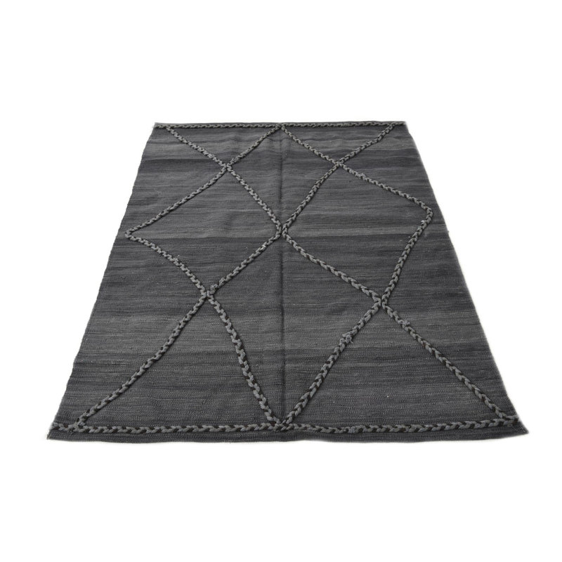 Tapis gris 4 pi 2 po x 5 pi 9 po