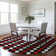 Machine Washable Indoor/Outdoor Xhevrie Black Rug