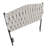 Maddison Twin Upholstered Braided Panel Headboard-753451375