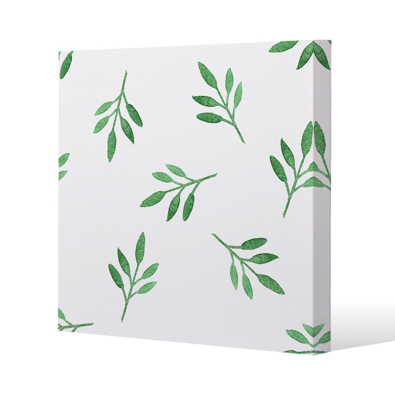Leaf Slim Style Canvas Print, 15mm Slim Real wood., 40 cm H x 40 cm W