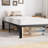 Lutherville 12'' Black Metal Platform Bed Frame With Steel Slat Support, No Box Spring Needed-953016078-989144609