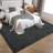Washable Runner Rug Modern Abstract Mat Hallway Contemporary Solid Rug Non-Slip Foldable Aesthetic Accent Floor Carpet-1604108580