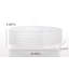 Lavabo de salle de bain vasque circulaire en verre transparent Crystalline-58625720