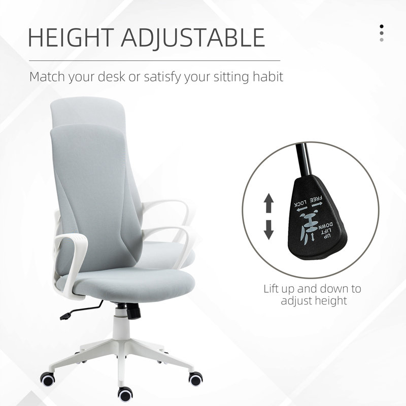 Alyssabeth Desk Chair, Grey