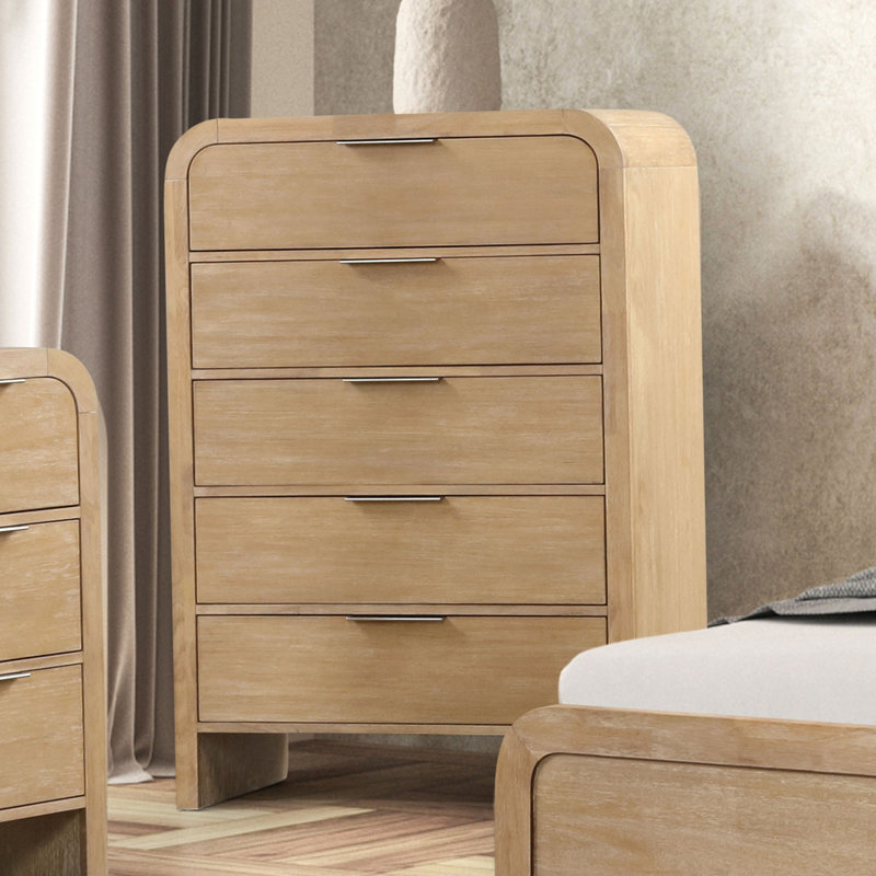 1pc Transitional Style Chest