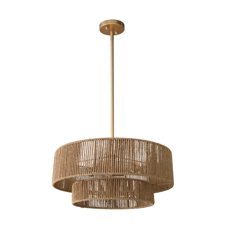 Lustre tambour 4 lumières