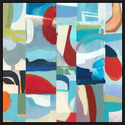 Elements II Framed Painting Canvas
