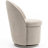 Upholstered Barrel Dining Chairs, Boucle Fabric Swivel Kitchen Chairs, Wingback Side Chairs, Vanity Chairs-543675564