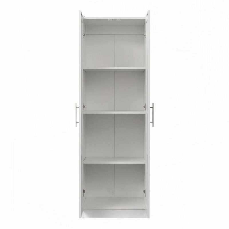 Armoires de rangement pour garde-manger avec 2 portes et 3 tablettes