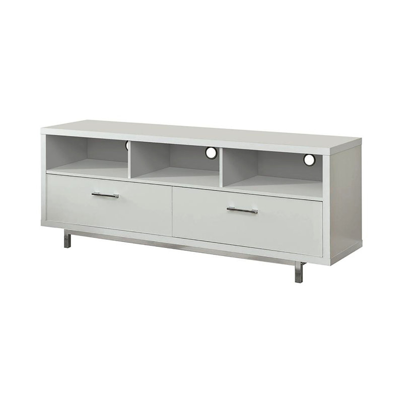 Meuble télé 60 po, Blanc