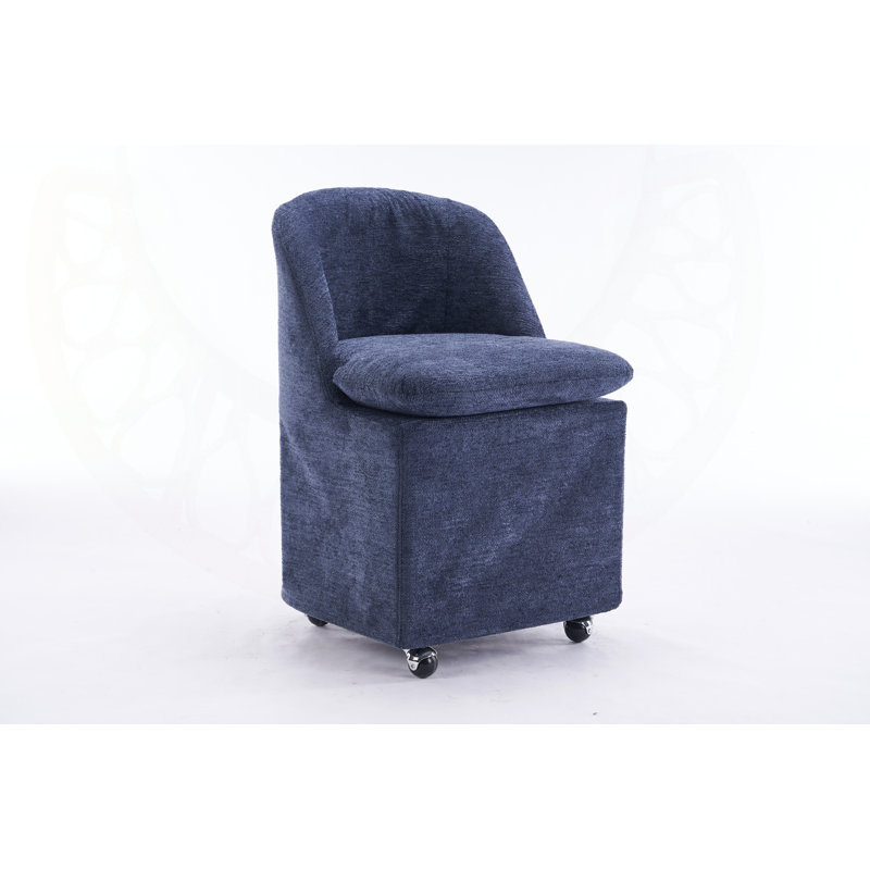 Chaises de salle à manger confortables en tissu chenille avec fonctions polyvalentes pour les espaces intérieurs