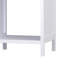 Mignonne table d'appoint avec tiroir et tablette ouverte, conception à bords festonnés pour la chambre à coucher, pièce pour table de chevet mauve agréable, idéal pour un usage personnel