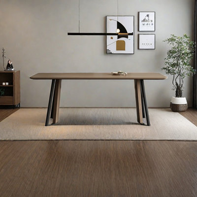 Nordic Modern Simplistic Oak Leg Dining Table
