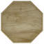 Table d'appoint en bois de manguier massif brun naturel Watsonville