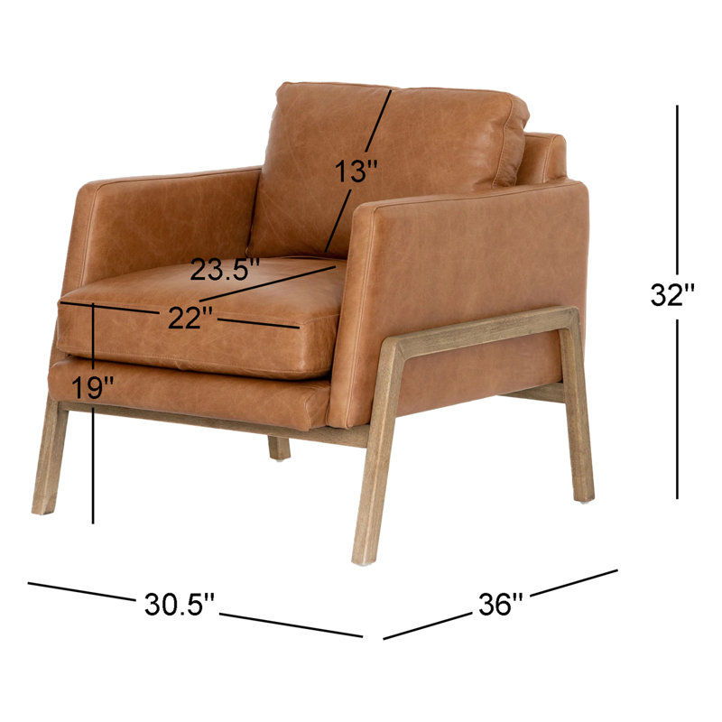 Diana Club Chair, Sonoma Butterscotch Top Grain Leather