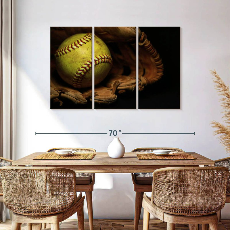 Softball And Glove