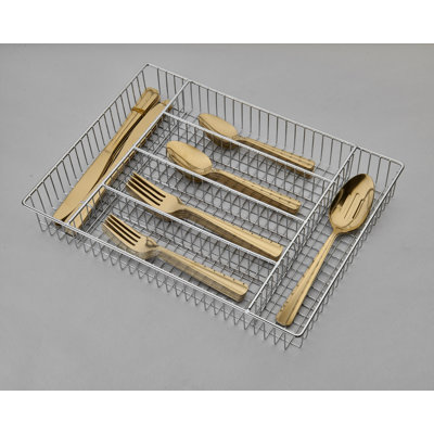 ALICJA Stainless Steel 42 Pieces Flatware Set with Buffet