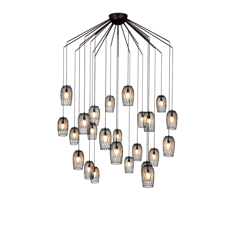 Constellation Pendant, 90.5" H x 59" W x 59" D, 24