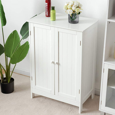 Armoire de salle de bain autoportante l 23,5 po x H 34,5 po x P 14 po