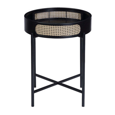 Table de bout Colson, finition noire