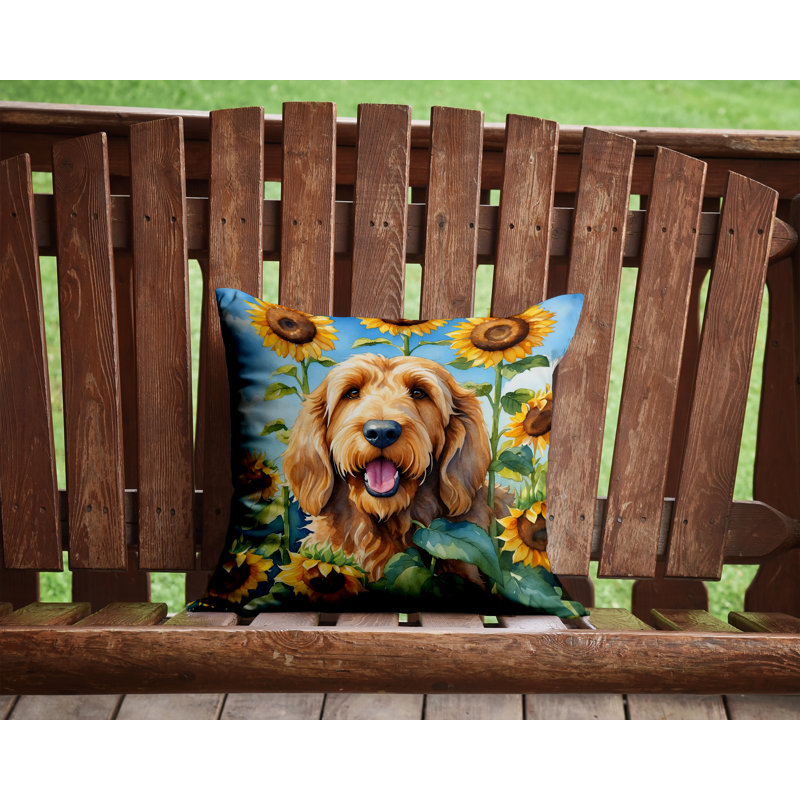 Coussin décoratif intérieur / extérieur Autre / Sans motif, H 14 po x l 14 po