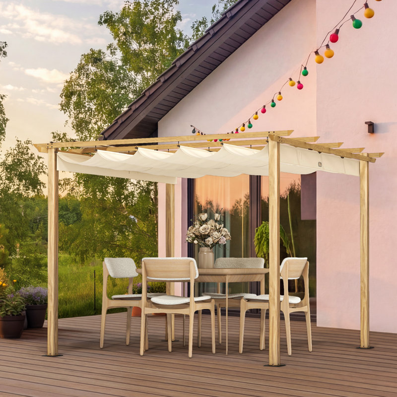en séquoia 1905, Grain de bois naturel, Beige, H 87,4 po x l 116,1 po x P 116,1 po