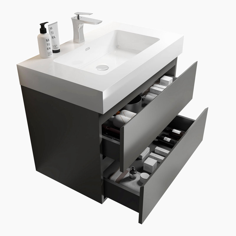 Meuble-lavabo simple l 30 po x P 18 po x H 25 po