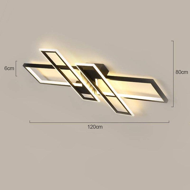 Daviti Acrylic LED Flush Mount, Brown