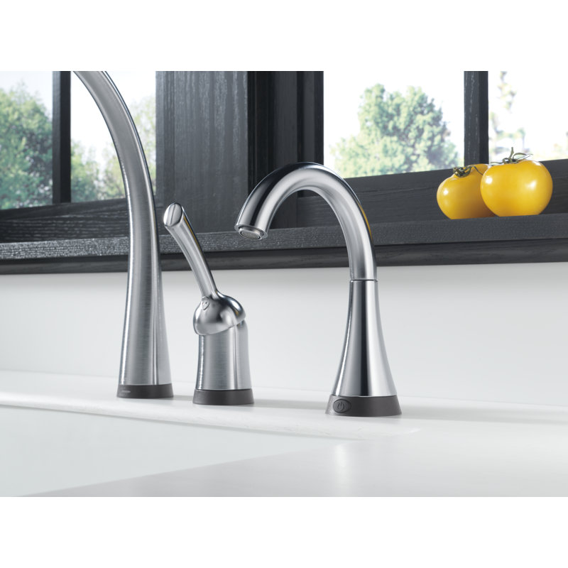 Robinet de cuisine standard sans contact avec technologie Touch2O®, Acier arctique