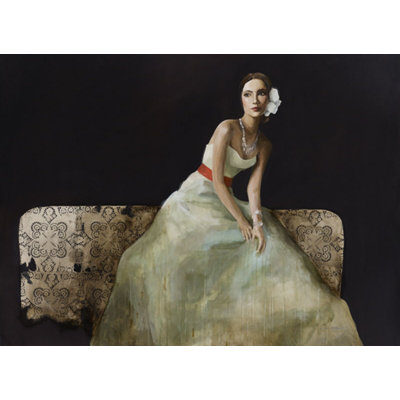 Lady On Bed II Print