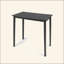Table de bar d'extérieur minimaliste en bois d'acacia