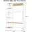 4-in-1 Hall Tree with Shoe Bench, Entryway Coat Rack with 8 Removable Hooks, Industrial Storage Bench with Shelves for Entryway, Mudroom & Hallway-771798245
