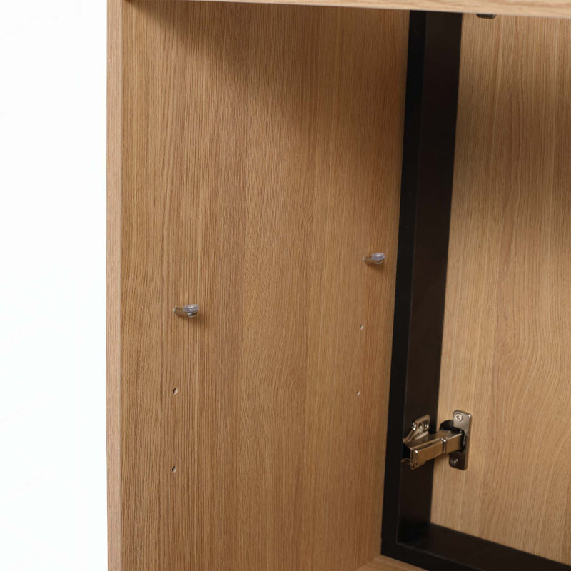 Meuble-lavabo moderne avec caractéristiques avancées pour un rangement élégant