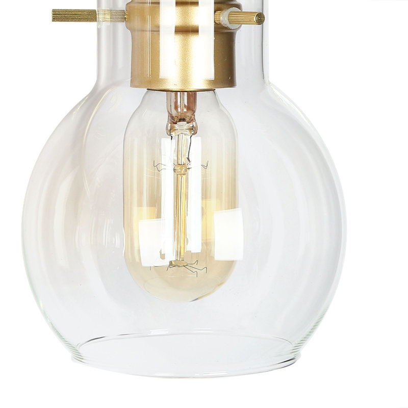 Éclairage pour salle de bain 4 lumières Melodie Modern, Or