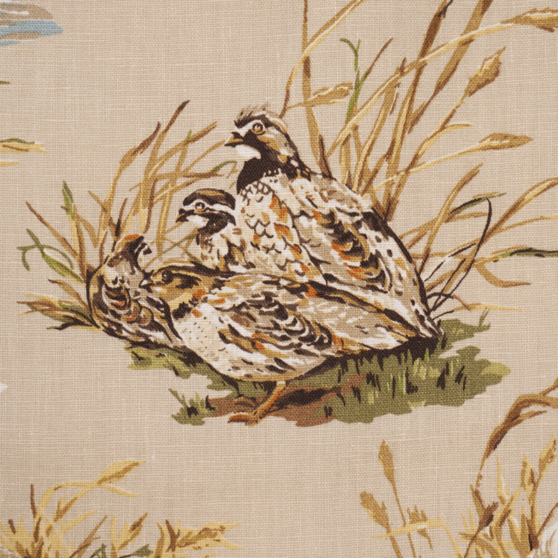 Dog & Duck Fabric, Ivory