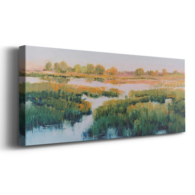 Vue de marais II sur toile