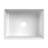 Ruvati 24 inch Fireclay Workstation White Farmhouse Kitchen Sink Apron Front Single Bowl