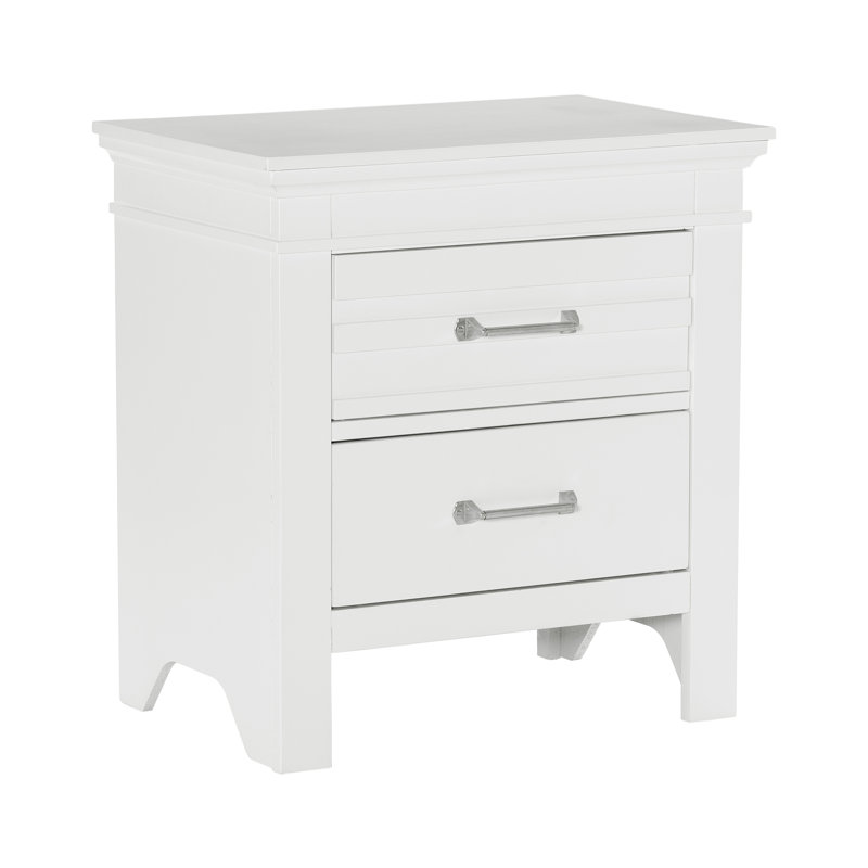 Corisco 2 - Drawer Nightstand, White