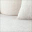 Canapé-lit 2-en-1 pliable, canapé-lit convertible sans dossier pliable, canapé-lit en mousse à mémoire de forme et rembourrage en fausse fourrure avec 2 coussins pour le salon