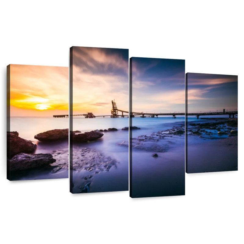 Gillard Kralendijk Sunset Gillard, 32'' H x 52'' W