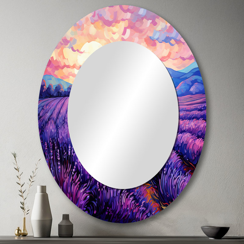 Margaree - Miroir paysager en métal, 43 po x 33 po