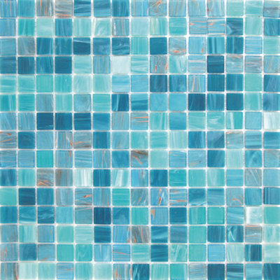 Mingles 0.8" x 0.8" Glass Grid Mosaic Wall & Floor Tile